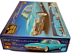 Gunze Sangyo 1963 Thunderbird Model 1:32 Blue Can Motorize G-162:600 1983 Japan