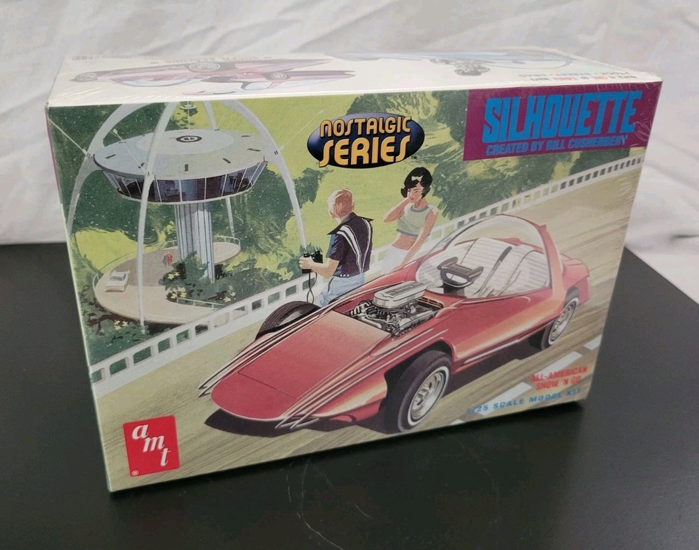 AMT SILHOUETTE SHOW ROD WITH TRAILER MODEL KIT 1:25 38450 SEALED 2006
