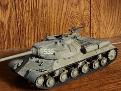 Vintage JS III Stalin Heavy Tank, Berlin WWII 1945, Hand Painted in the USA