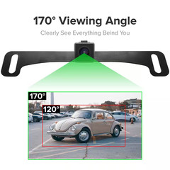 10.5 In. OEM Rear View Mirror with 4.3 In. LCD Screen and 170° Backup Camera Rea