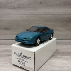 AMT/Ertl 1991 Geo Storm GSI Promo Car with Original Box, Teal Blue