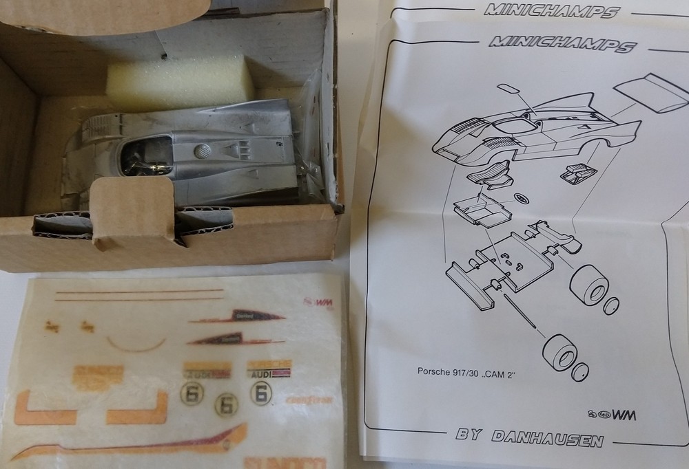 Model Kit Minichamps Porsche 917 Sunoco Diecast Model Kit.