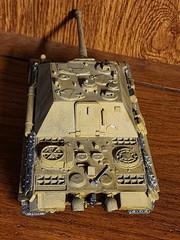 Vintage German Panther Panzerkampfwagen V Tank WWII 1943-1945, Hand Painted