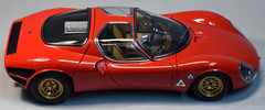 Race Car 1 18 Classic Vintage Racing 24 Custom Concept Carousel Red 12
