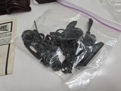 Jo-Han Classic 1935 Mercedes 500k Maroon Model Kit Opened Complete