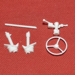 Semi Steering Wheel & Column Mack R685ST 1:25 Scale Model Truck Part AMT