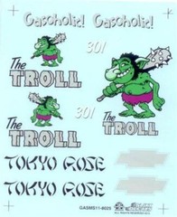 Slixx 8025 Gasser Mini Sheet #11 Drag decal