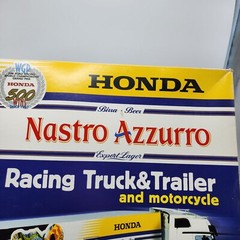 2001 ITALERI Honda Motorcycle Racing Team Model #3810 Nastro Azzu Open Box 1:24