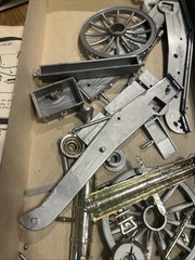 Palmer Plastics US Revolutionary War Cannon Brass Plated Model Kit