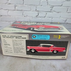 AMT Ertl 1958 Chevrolet Impala Coupe Open Complete Original Kit