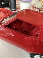 RARE Vintage MPC 1972 Red Chevrolet Corvette 454 Coupe Mille Miglia Dealer Promo