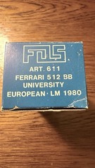 FDS Art 611 Ferrari 512 BB University European Le Mans 1980 1:43 Sealed NOS