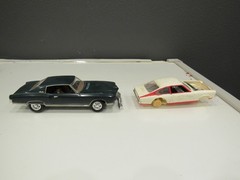 1970 Chevy Monte Carlo 70s Chevy Vega model Car Kit vintage 1/25 Built AMT MPC