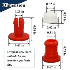 Transmission Shift Cable Bushing Kits 2 Sets 14057 for Various Models