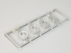 1960 Chevrolet Nomad Station Wagon FULL HUBCAPS from AMT 1:25 Model Kit 60