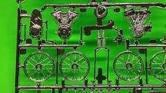 Motorcycle Bike California Street Chopper 1/25 Chrome Custom 29 Ford Model A