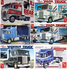 DASH from Kenworth Aerodyne Cab Over AMT 1:25 Model Kit