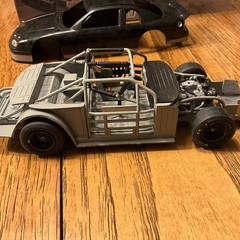 Built Model Car, 1998 Revell Stock Car STARTED, INCOMPLETE, MODIFIED