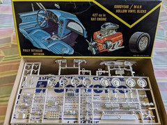 L@@K! **RARE VINTAGE AMT 1967 CORVETTE STING RAY KIT **SEALED BAG *SUPER C@@L!