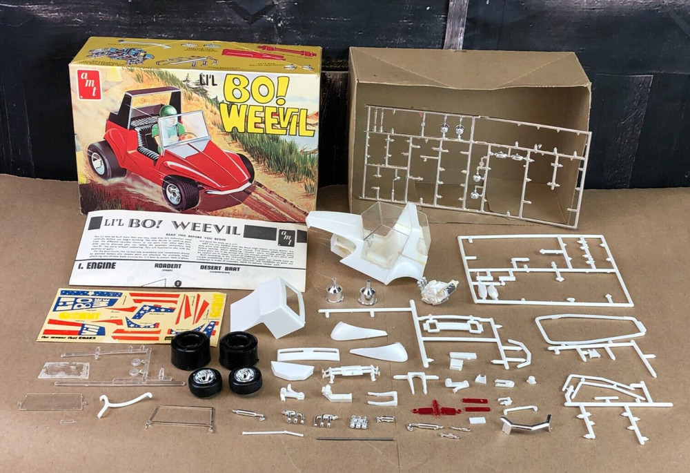AMT 1:25 Scale Plastic Model Kit LI’L BO! WEEVIL No. T224-225 ~ AS-IS, STARTED