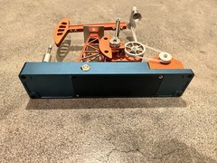 TECHING Electric Oil Rig Metal Assembled Model Kit Working With RGB LED Light