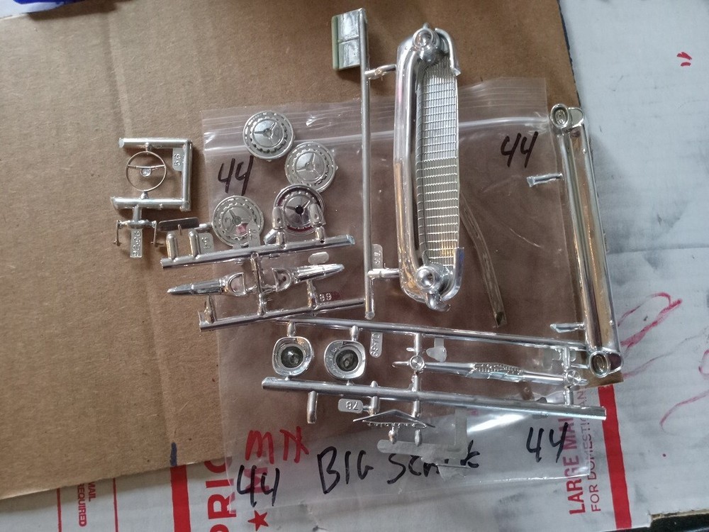 Nice Car Chrome Parts only for big Chevy scale kit (Parts only) Package #44