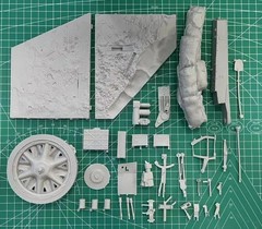 1/16 Scale 120mm Die-Cast Resin Figure Model Kit 101st Airborne Division Fire…