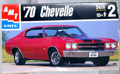 AMT/ERTL #8940 1:25 Scale 1970 Chevy Chevelle SS 454 Model Kit UNSEALED