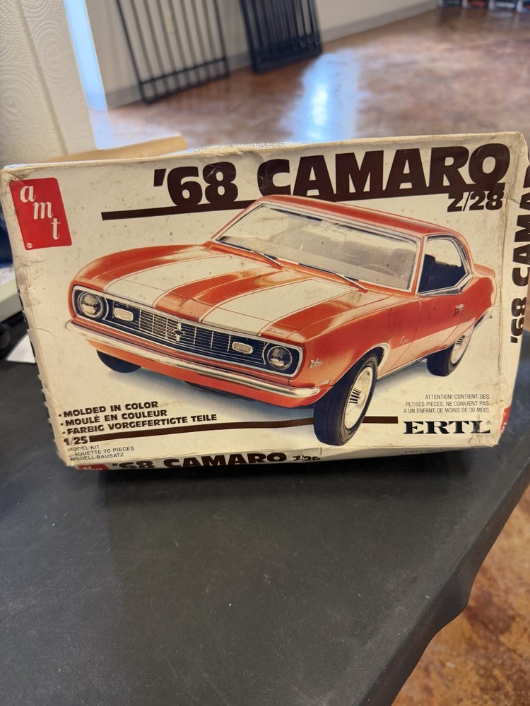 Vintage 1/25 AMT ERTL ’68 CAMARO Z-28 #6559 sealed 1980s