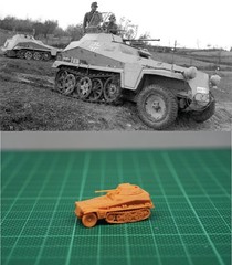 1/144 WWII German Sdkfz250/9 (fine detail) Resin kit (#GER246A)
