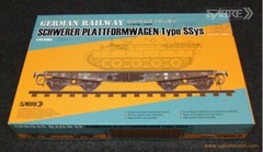 SABRE 35A02 1/35 German Railway Schwerer Plattformwagen Type SSys
