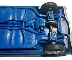 Vintage Auto Dealer Promo 1967 Medium Blue Chevy Impala SS 427 1/25