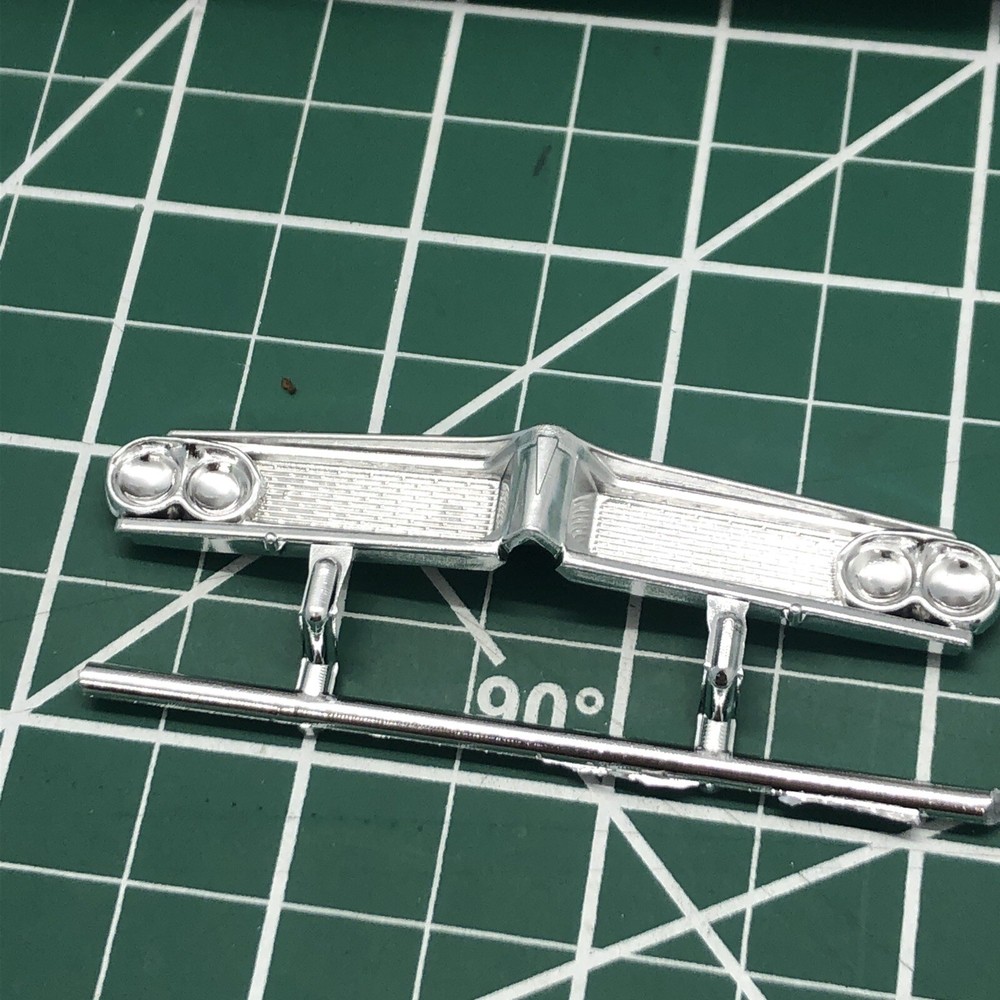 62 Pontiac Catalina Drag Race Light Weight Grill No Glass 1:25 LBR Model Parts