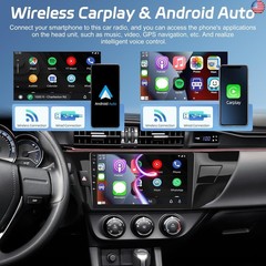 [2+64G] NHOPEEW for Toyota Corolla Levin Car Radio 2014-2017 with Wireless