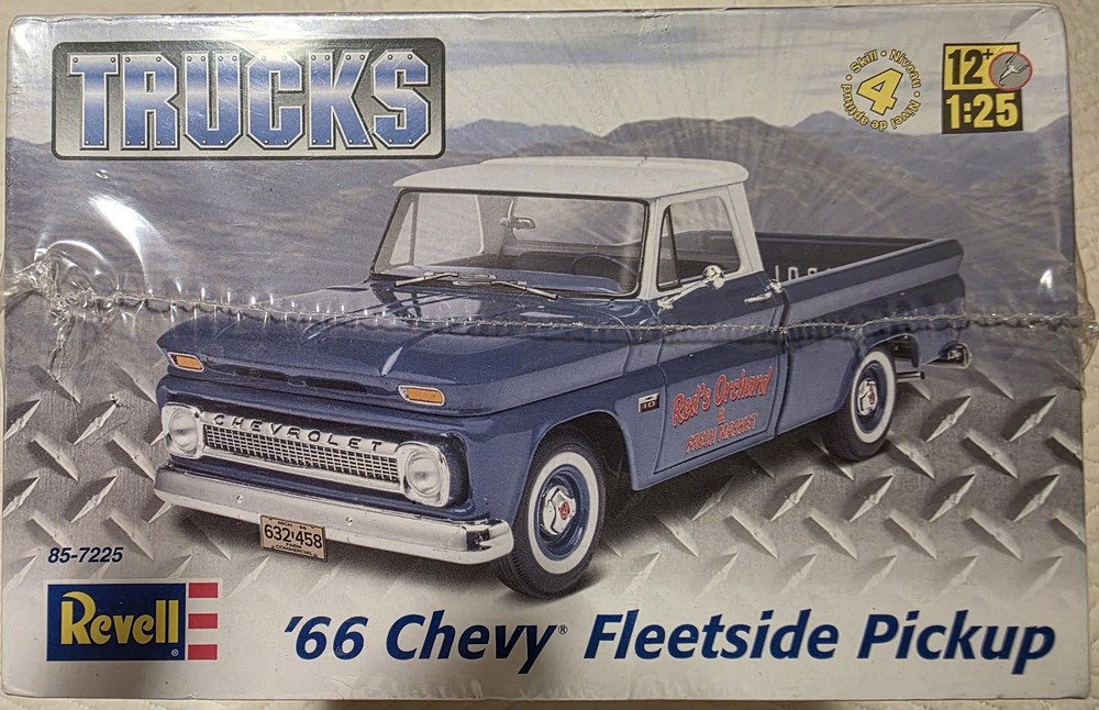 Revell ’66 Chevy Fleetside Pickup model kit Brand New