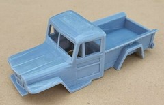 RESIN 3D PRINTED 1/24 1946 WILLYS JEEP PICKUP BODY