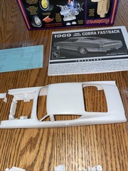 AMT 1/25 1969 Ford Torino Cobra Fastback Plastic Model Kit #1217 NOB !