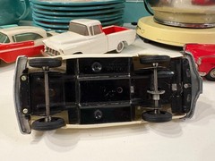 1956 Ford Thunderbird Dealer Promo Model Car in Unusual Colonial White