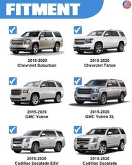 FengYu 220 lbs Heavy Duty Roof Rack Cross Bars Compatible with 2015-2020 Chevy