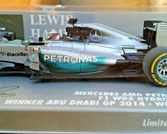 1/43 MINICHAMPS MERCEDES AMG PETRONAS F1 Team Hamilton,world champion2014 !!