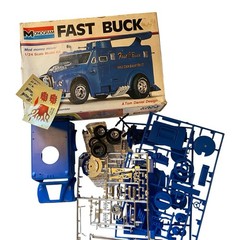 1995 Tom Daniel’s Fast Buck 1/24 Armored Truck Monogram #7533 Model Kit – Open