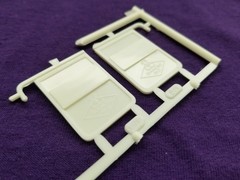 Diamond REO Truck Tractor REAR MUD FLAPS for 1:25 AMT Model Kit