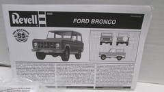 Revell Ford Bronco 1:25 Scale Plastic Model Kit Sealed 85-4320 NEW open box