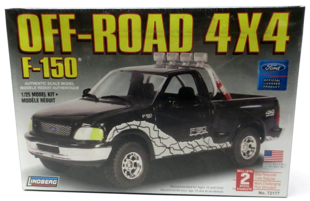 Lindberg 1/25 Off-Road 4X4 F-150 Plastic Model Kit #72177 SEALED