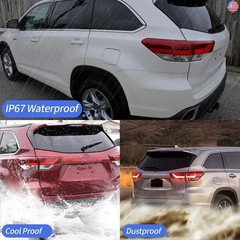 Left Inner Tail Light Fit for 2017 2018 2019 Toyota Highlander, Driver side LED