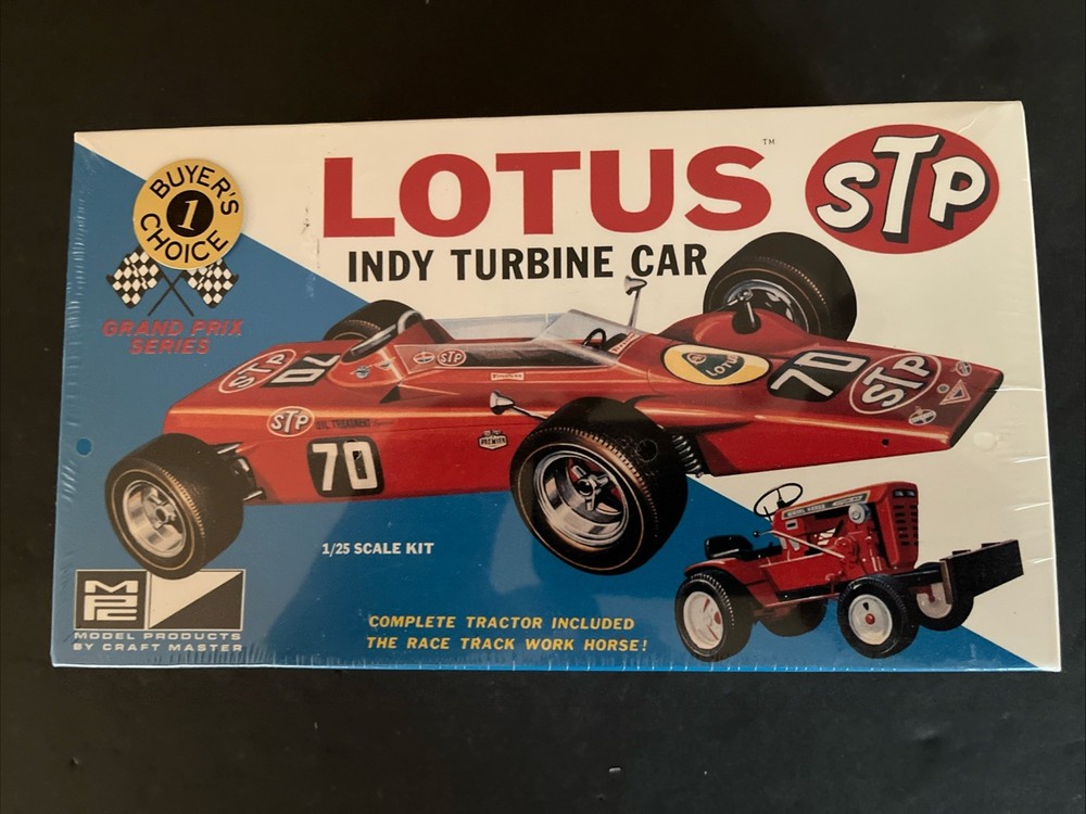 MPC 1/25 1968 Lotus Indy Turbine Car STP Plus Tractor 800-150 New Sealed Box