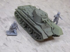 MIR / Roco Minitank Compatible WWII Russian bT-7 & Airfix Soldiers Lot#7430B©