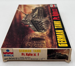 Vintage ESCI 8003 Pz.Kpfw. II Ausf. F German Tank WWII 1:72 Scale Model Kit New