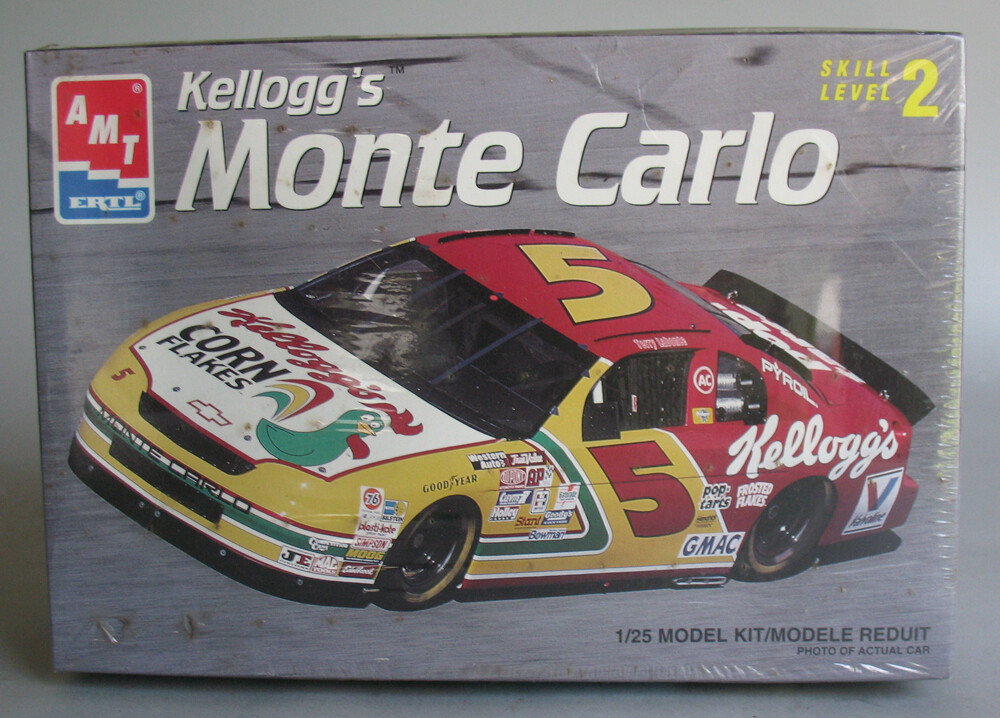 AMT Ertl 8187 Terry Labonte Monte Carlo Stock Car Sealed 1/25 Scale Model Kit