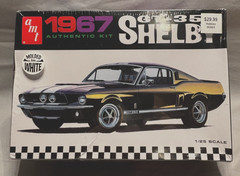AMT 1967 Shelby GT350 Ford Mustang – Molded White 1:25 Plastic Model Car Kit